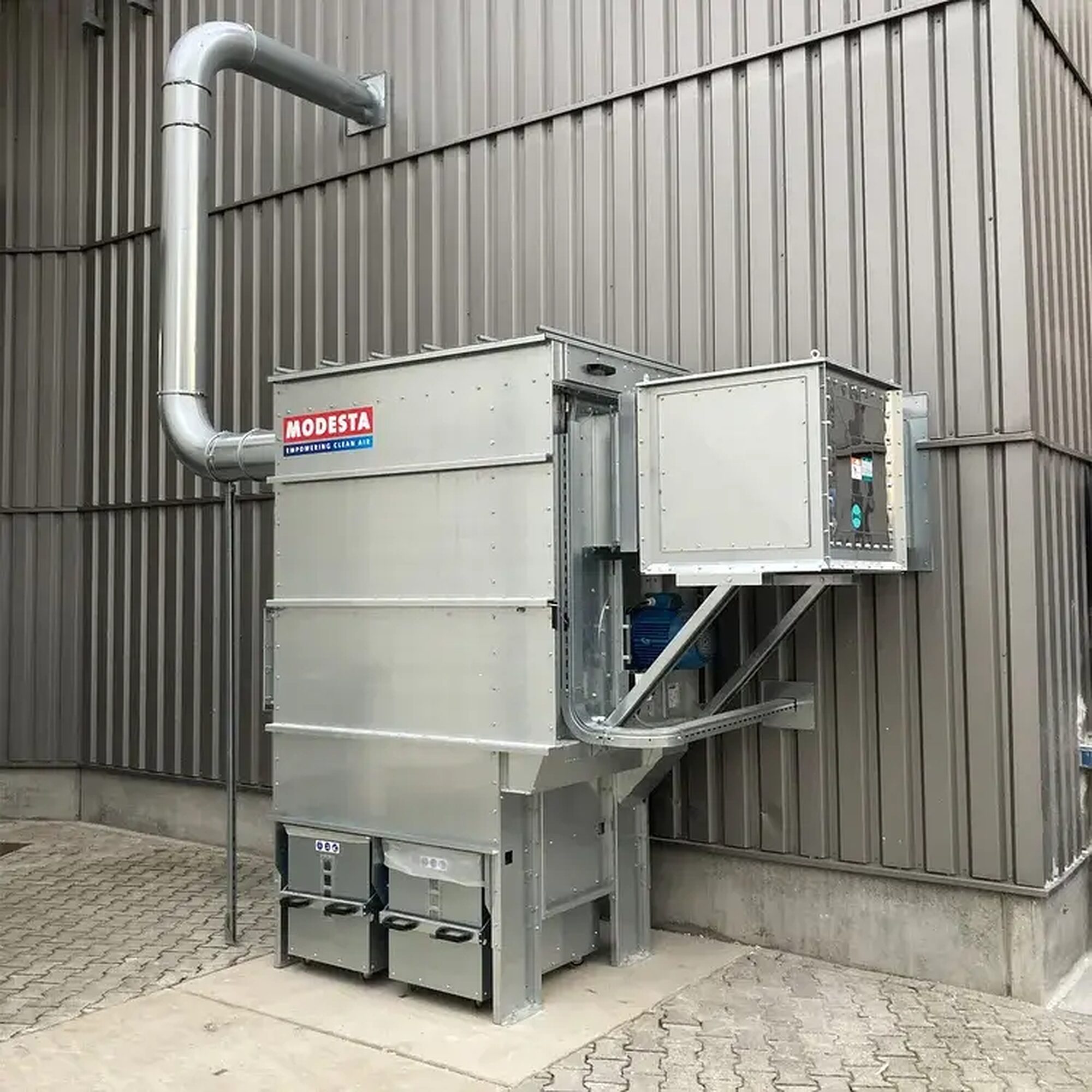 Modesta Filters Empowering Clean Air Industrial Filtration Dust Extraction Collector System Deduster BF Container Filter 22