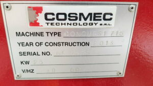 Used Cosmec Conquest 715 photo