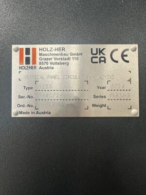 Holz-her 1255 Vertical Panel Saw photo