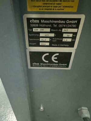 Used EBM KDP200 photo