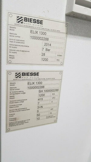 Used Biesse Elix 1300 photo