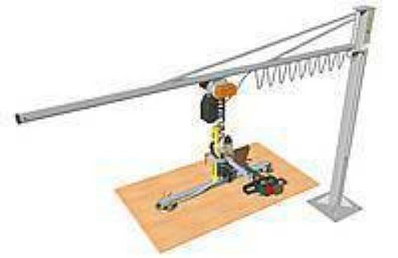 Barbaric SSK Pillar Jib Crane photograph