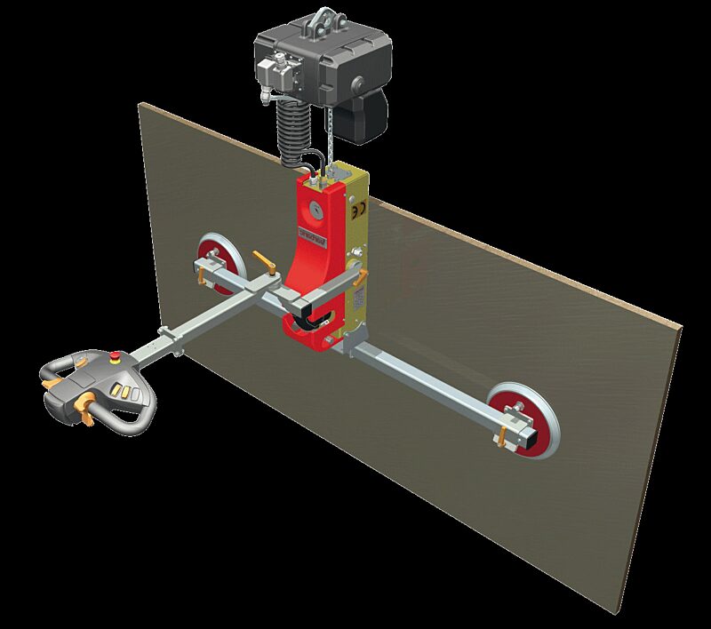 Barbaric Vacuum Lifter uniWood with Integrated Chainhoist photograph
