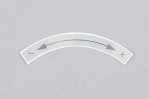 Photo of a Foil for the height adjustment handwheel WA 6 spare part
