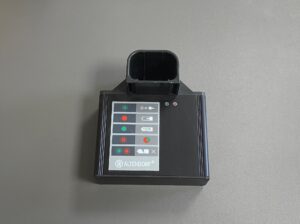 Photo of a Housing with charging cradle for exchangeable battery spare part