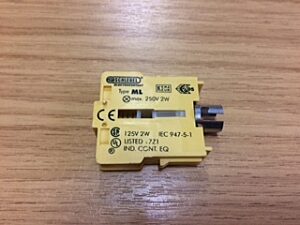 Photo of a ML yellow Module lamp element with socket spare part