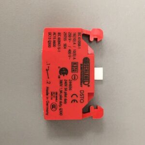 Photo of a Red Contactor for Stop spare part