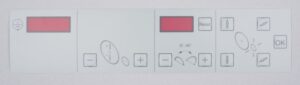 Photo of a Operating foil for the Combi 2000 controller with 4 speeds and scorer height and side adjustment spare part