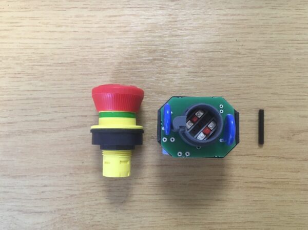 Photo of a NC switching element with emergency stop button spare part