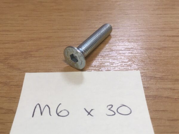 Photo of a Countersunk screw spare part