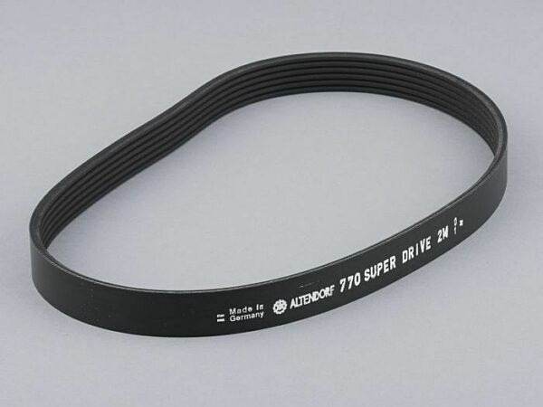 Photo of a V-ribbed belt 6 PK 770 for main drive (Vario) spare part