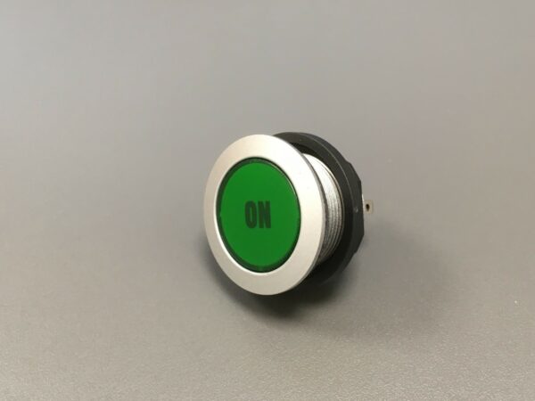 Photo of a Illuminated Push Button Green with Cap (ON) spare part