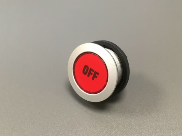 Photo of a Illuminated push button Red with cap (Off) spare part