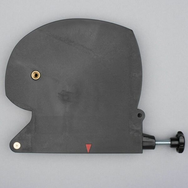 Photo of a Black plastic connection piece for PSV spare part