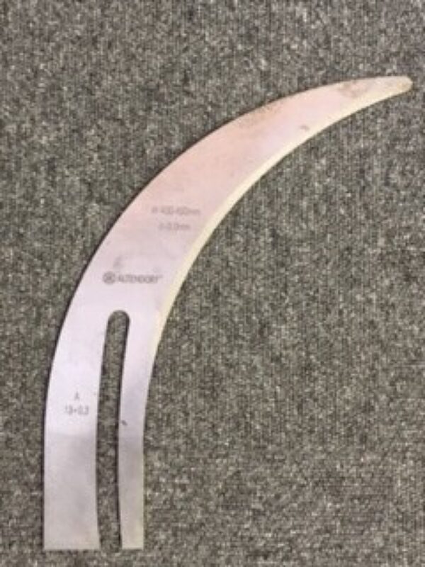 Photo of a Riving knife 400-450 forced out-3 mm spare part