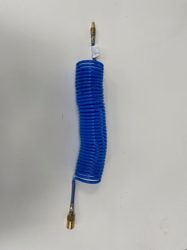 Photo of a Spiral hose with coupling and plug spare part
